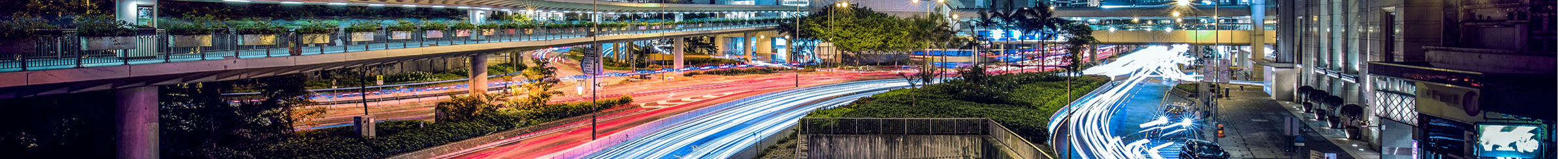 City traffic at night