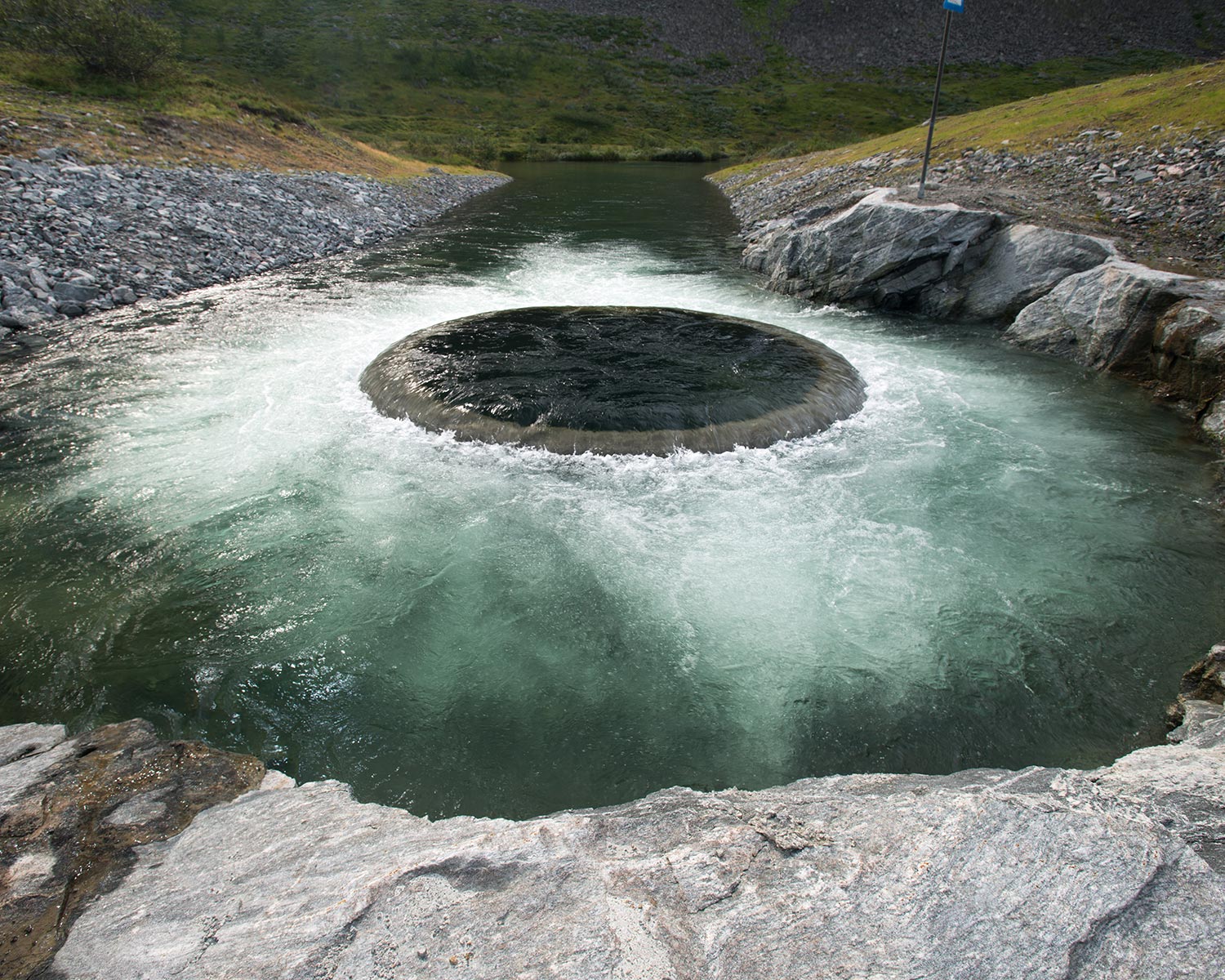 Discharge from Makkoren power plant