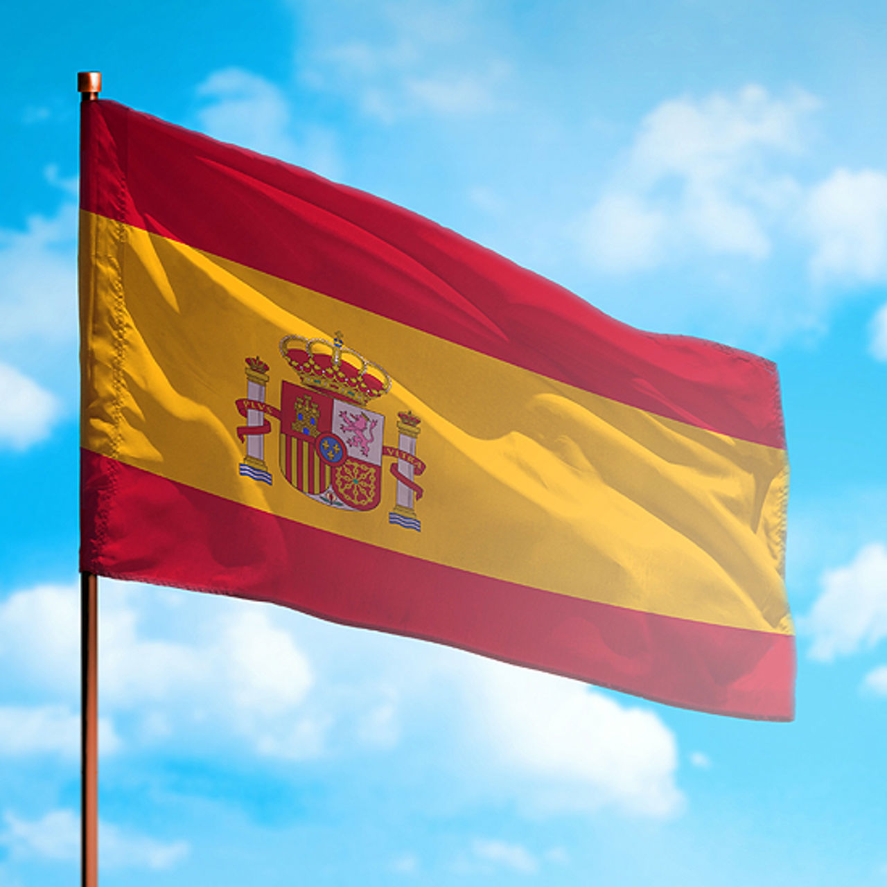 The Spanish flag