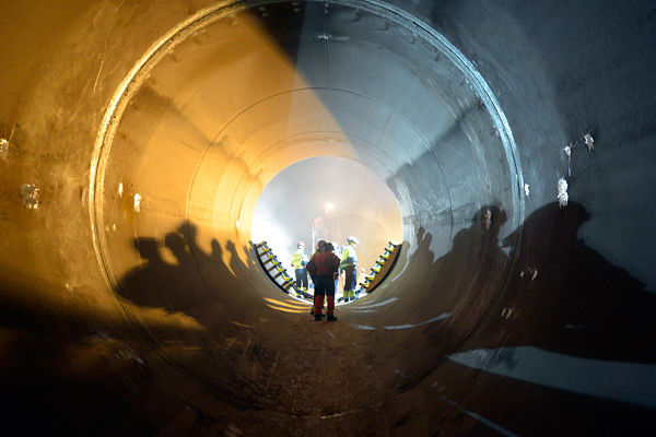 Nytt trykkrør i Nedre Røssåga