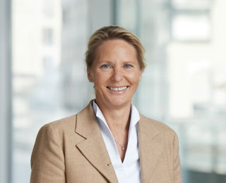 Woman smiling